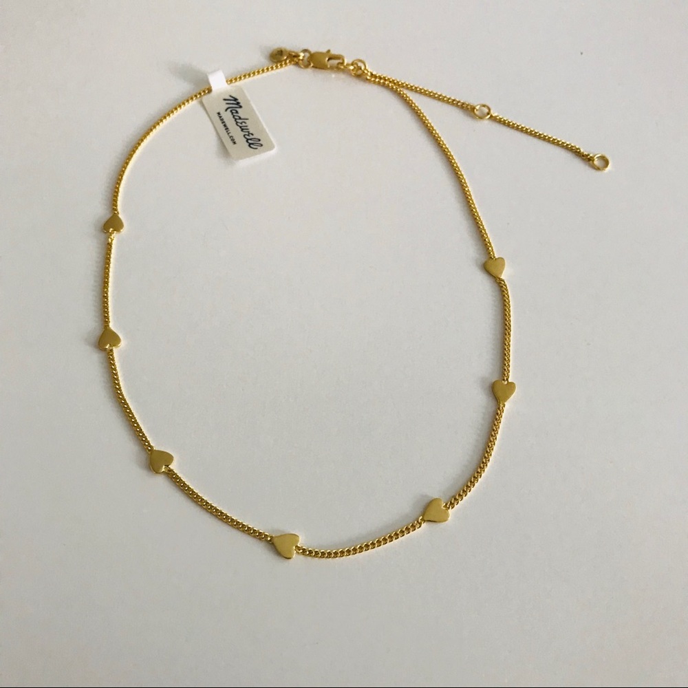 Madewell Heartstrings Choker Necklace NWT